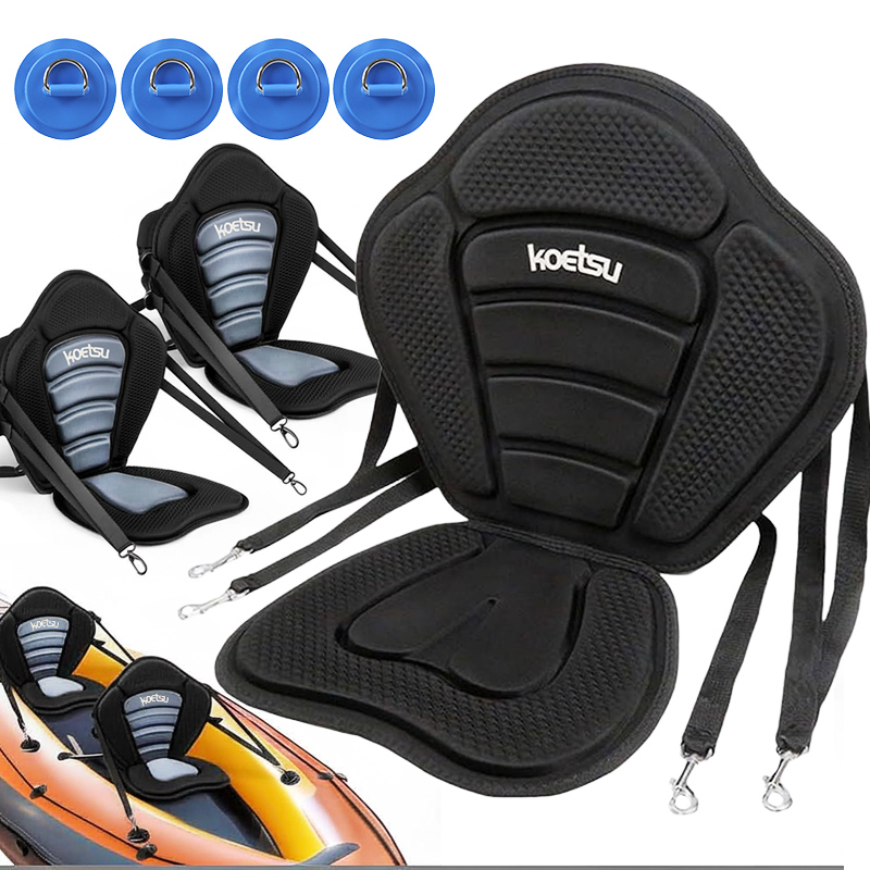Fishing Kayak Crate - Regulowane siedzisko do kajaka z oparciem