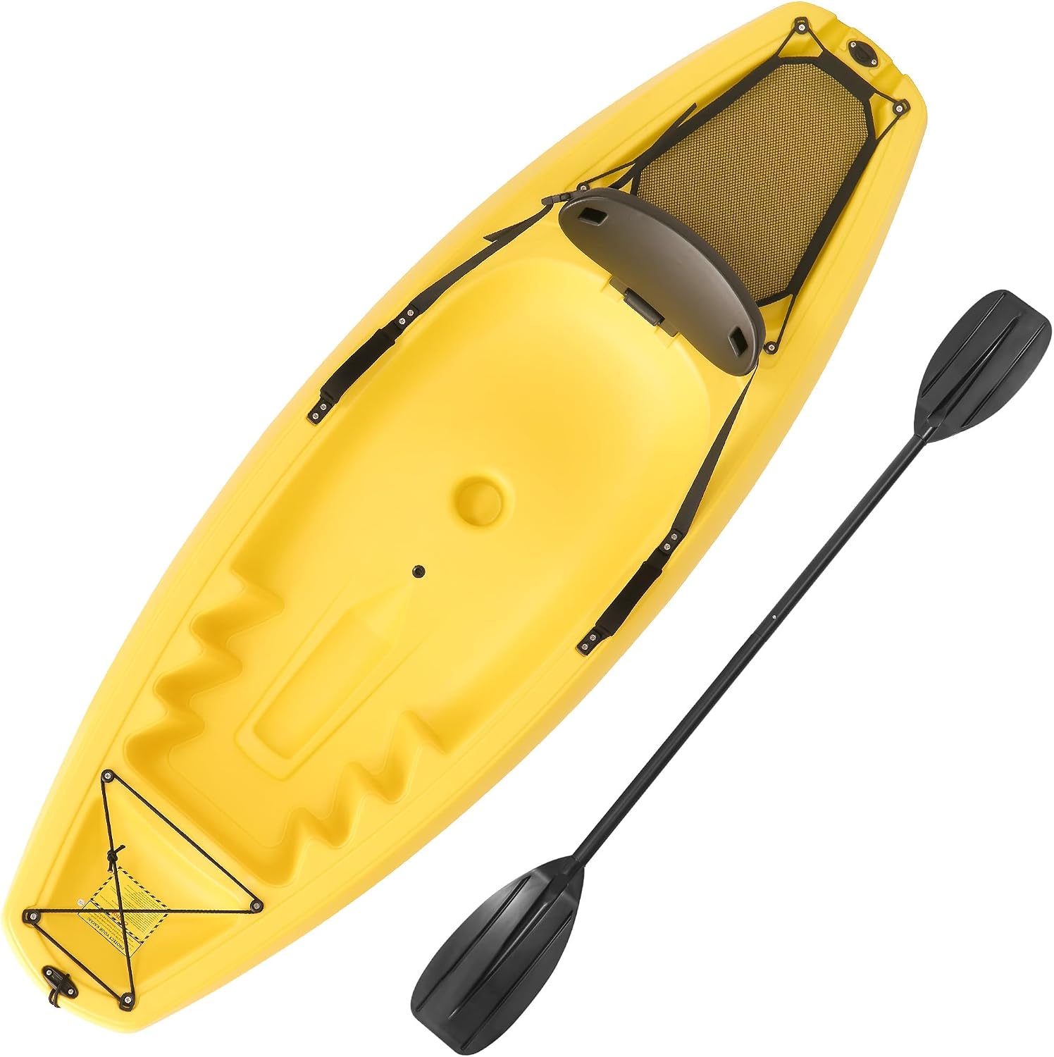 Fishing Kayak Sit In - Kajak z wiosłem 6.5 FT, rekreacyjny