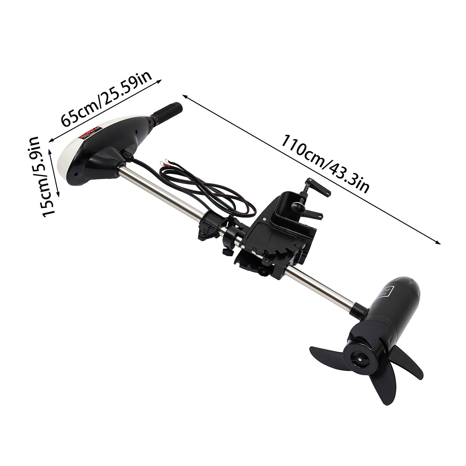 Silnik zaburtowy elektryczny 1 – Fishing Kayak Trolling Motor recenzja i cena