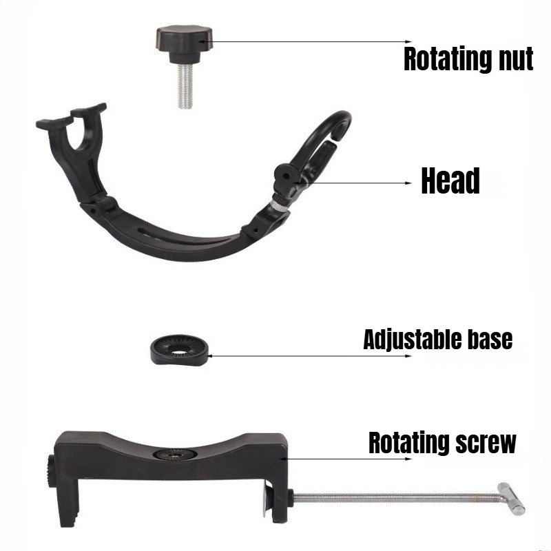 360 °   Obrotowy, regulowany,  – Fishing Kayak Rod Holder recenzja i cena